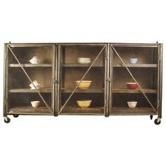 Vintage Steel Industrial Storage Unit Vintage Steel Industrial Storage Unit