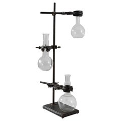 Vintage Steel Laboratory Beaker Stand