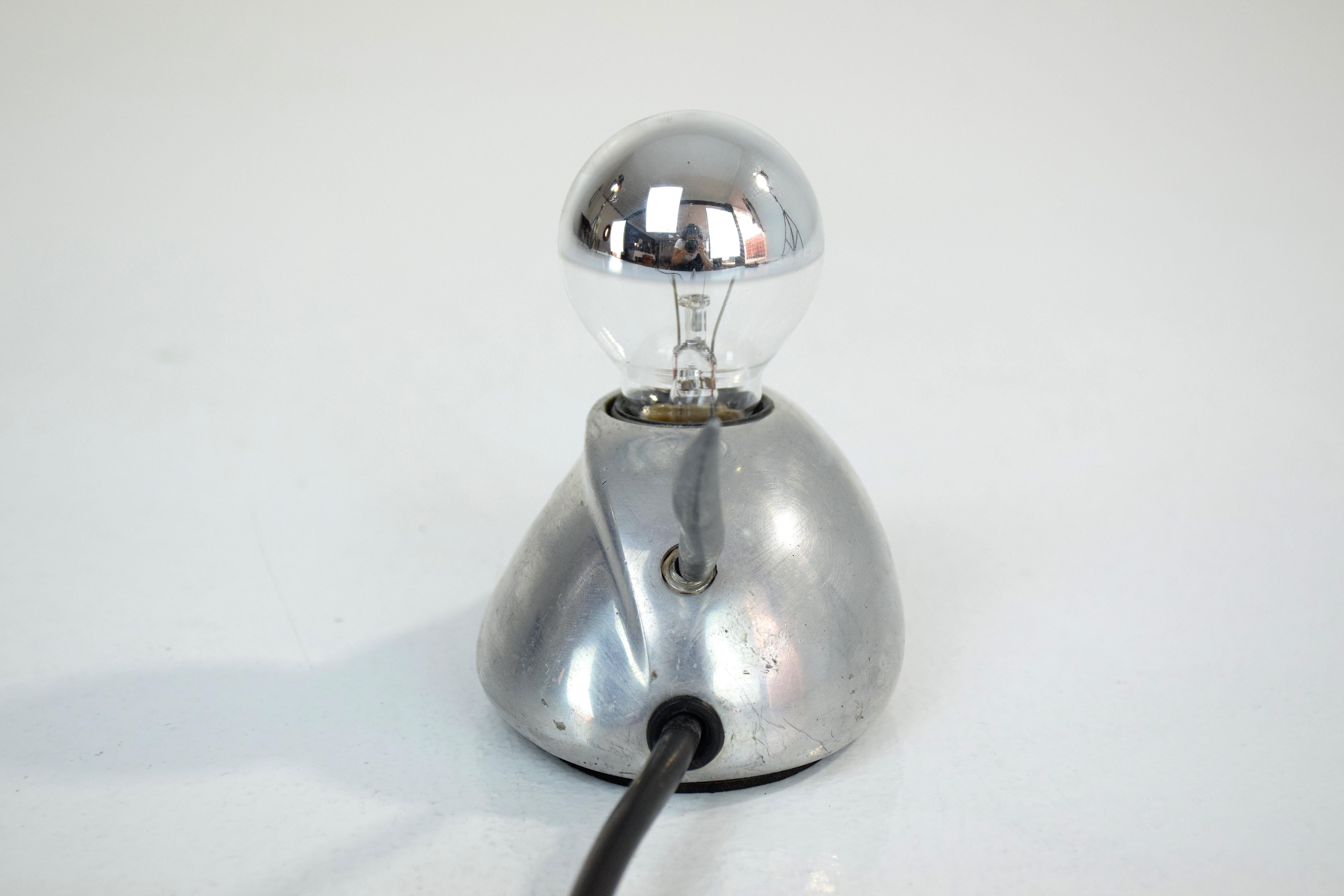 20th Century Vintage Steel Mouse Lamp, 1960s-1970s