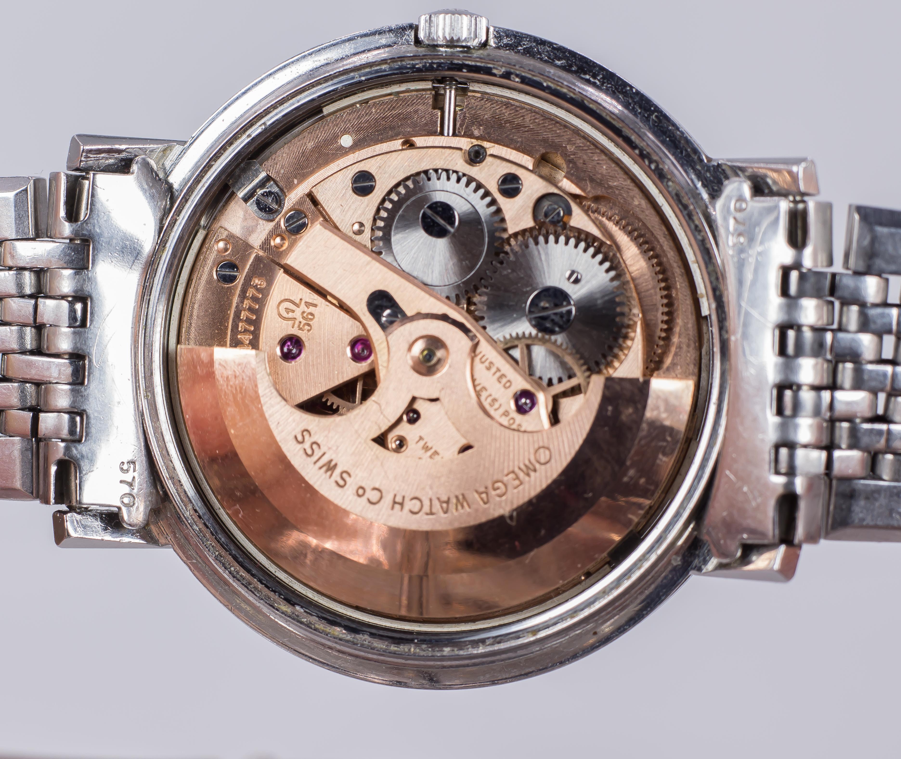 Montre-bracelet automatique Omega Constellation en acier vintage, 1966 2