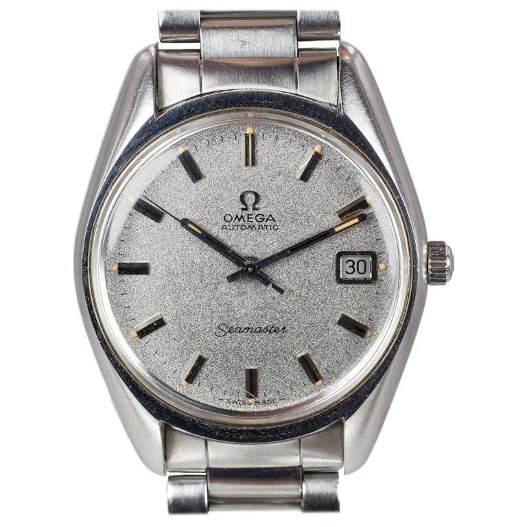 Vintage Steel Omega Seamaster Automatic Wristwatch 1960s For Sale At 1stdibs