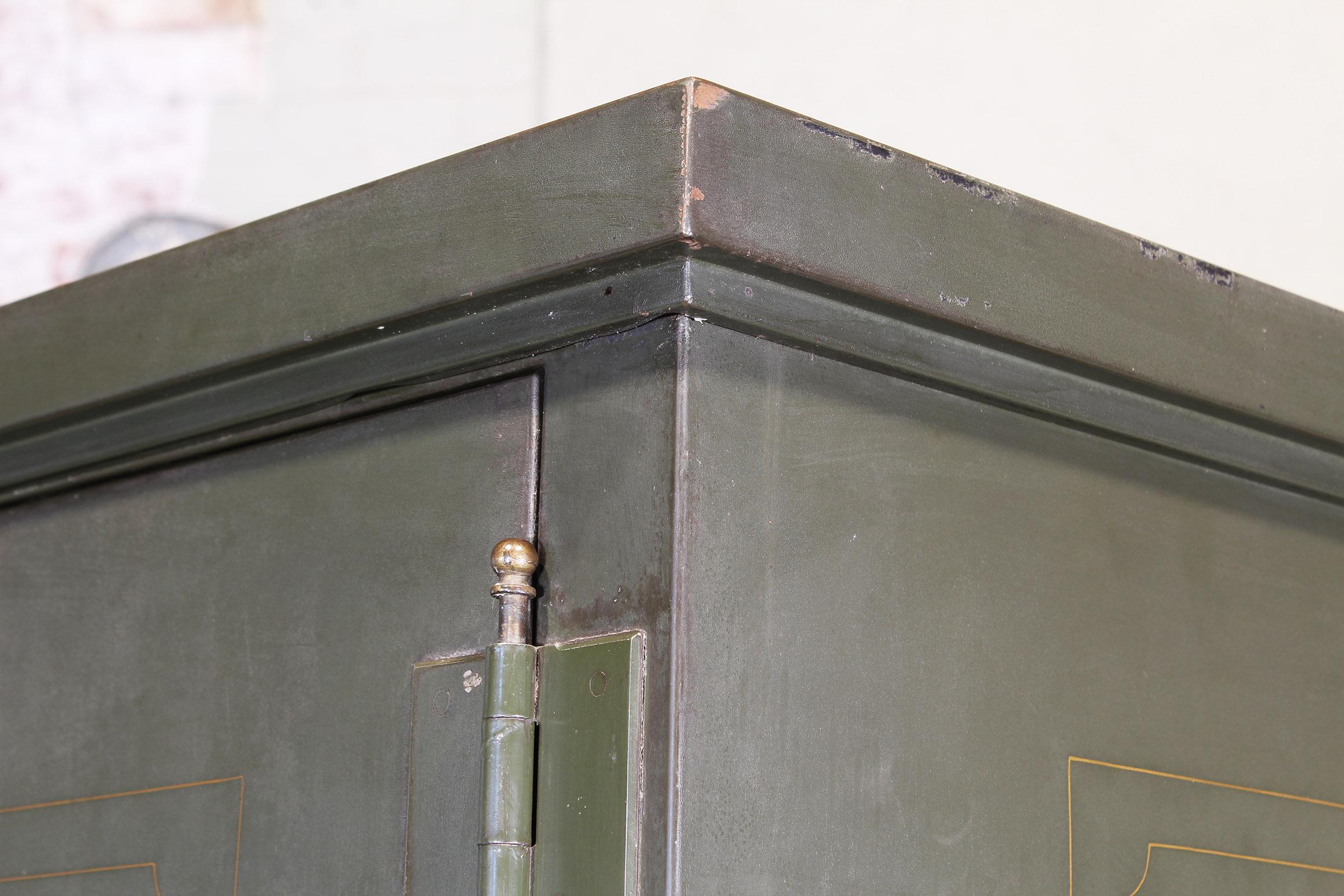 Metal Vintage Steel Safe-Cabinet Co. Safe
