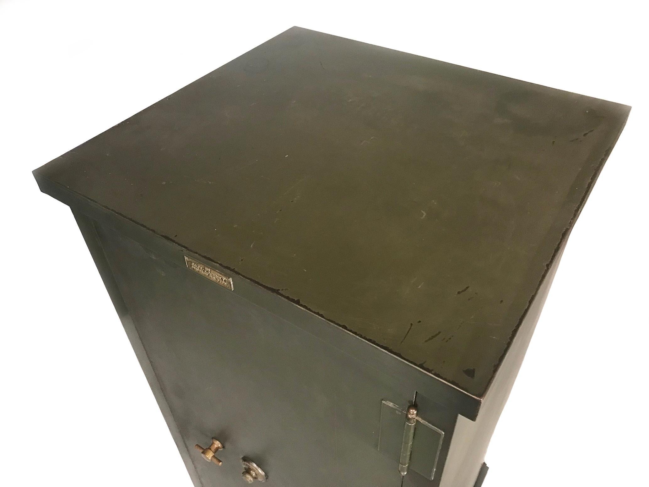 20th Century Vintage Steel Safe-Cabinet Co. Safe