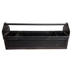 Vintage Steel Shop Made Tool Caddy Planter