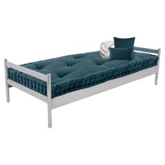 Vintage Steel Single Bed by Luigi Caccia Dominioni for Vip's Residence