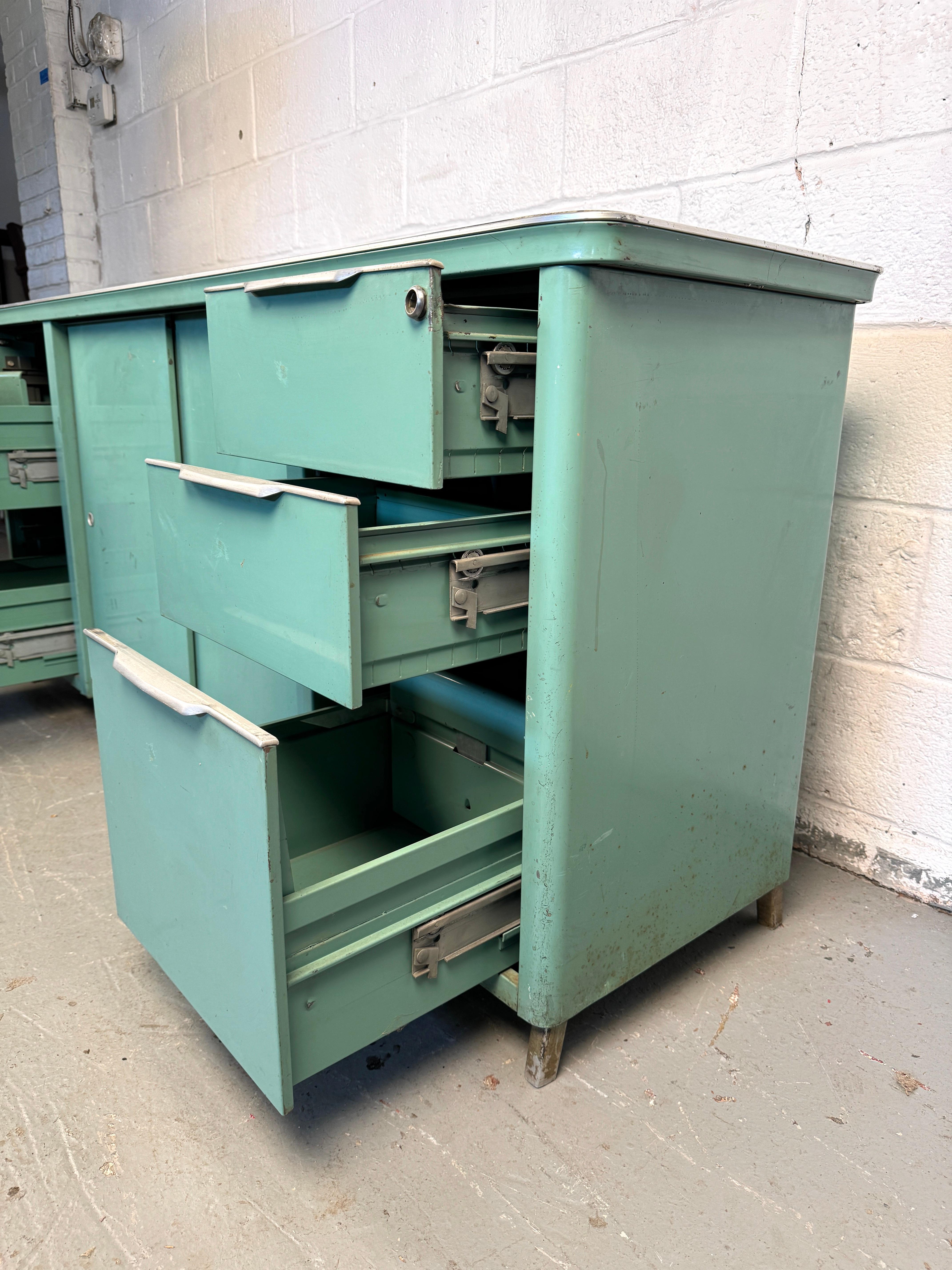 Vintage Steel Tanker Office Cabinet For Sale 2