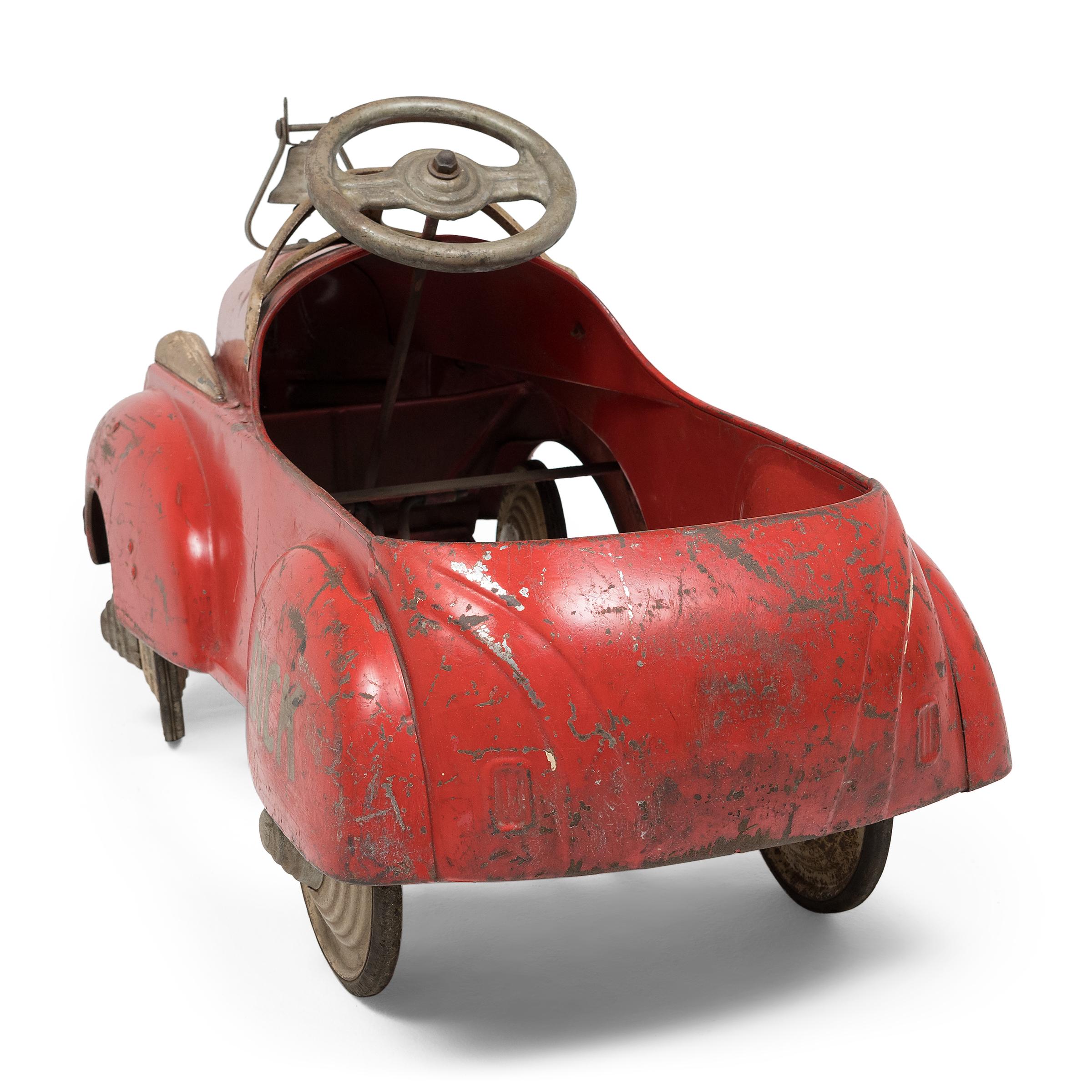 vintage fire chief pedal car