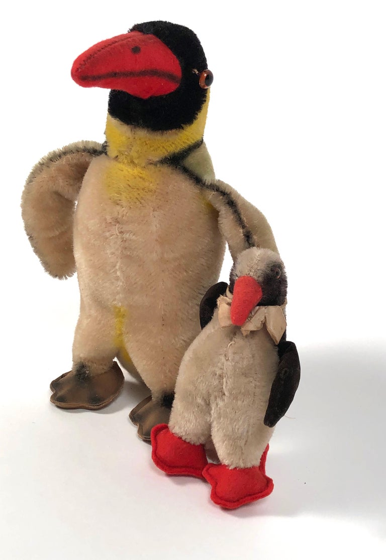 Vintage Steiff Penguin and Chick at 1stDibs