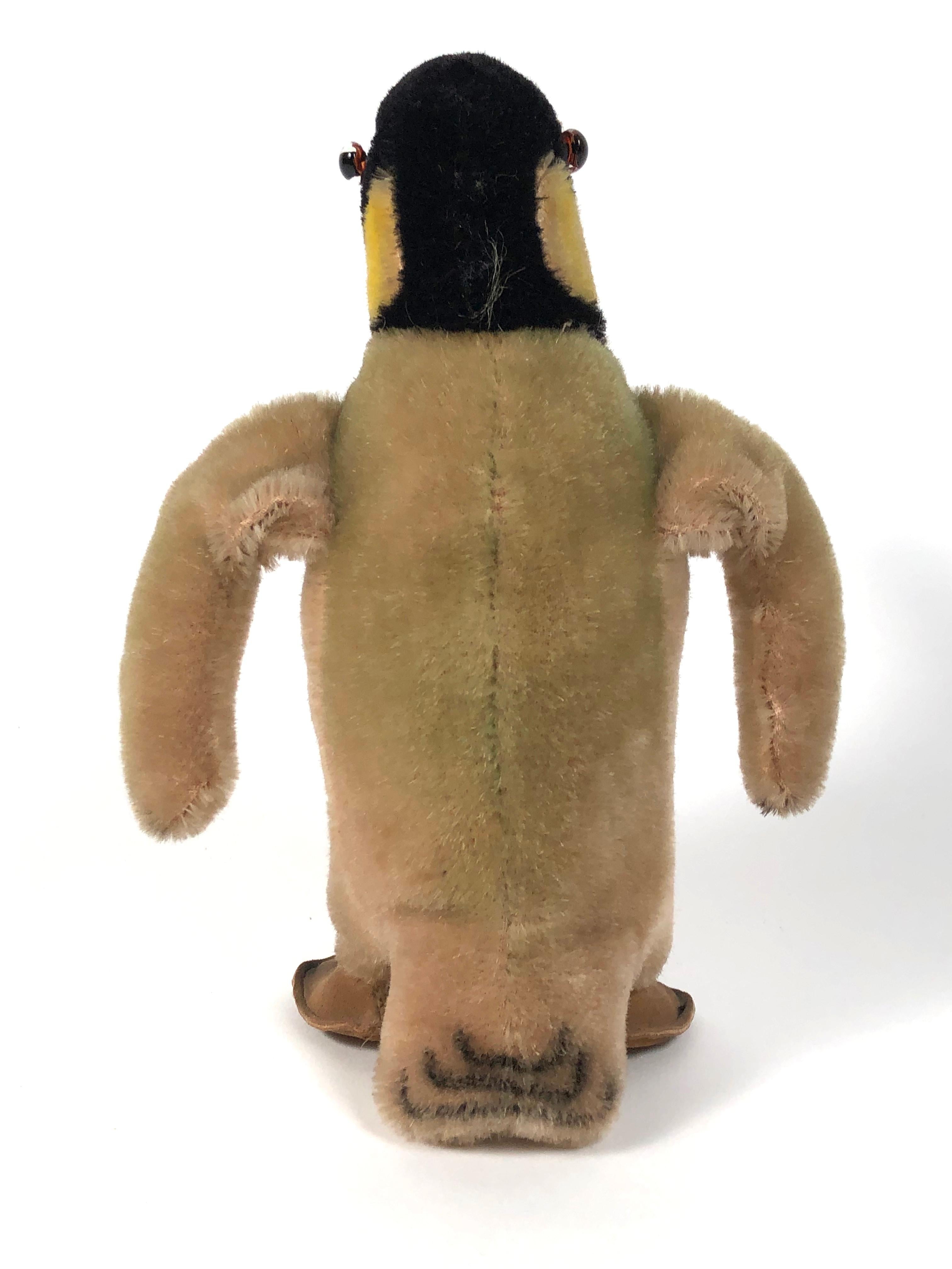 Wool Vintage Steiff Penguin and Chick