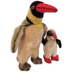 Steiff Penguin und Chick, Vintage