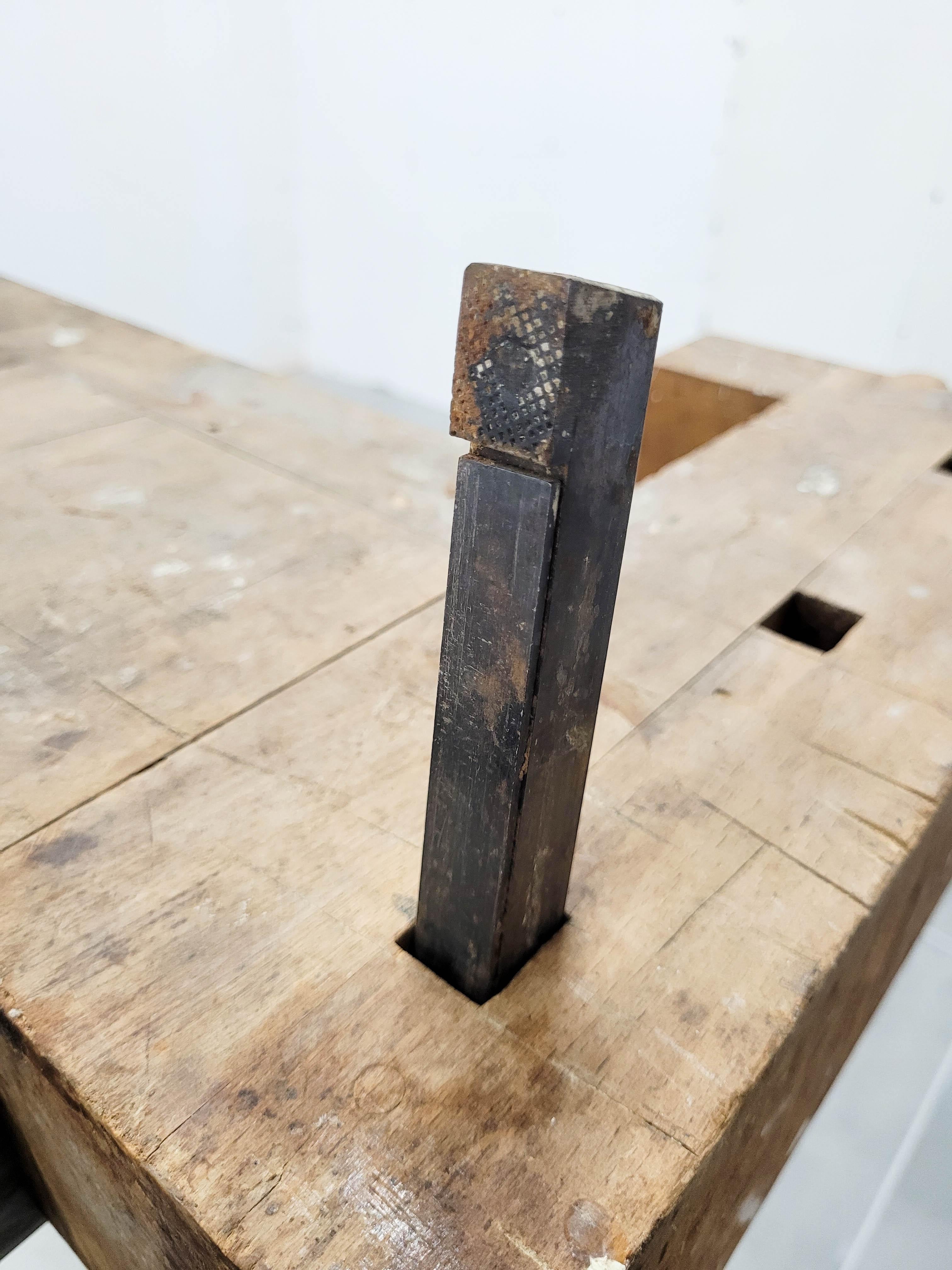 Vintage Steiner Carpenters Workbench, Germany, 1950s 5