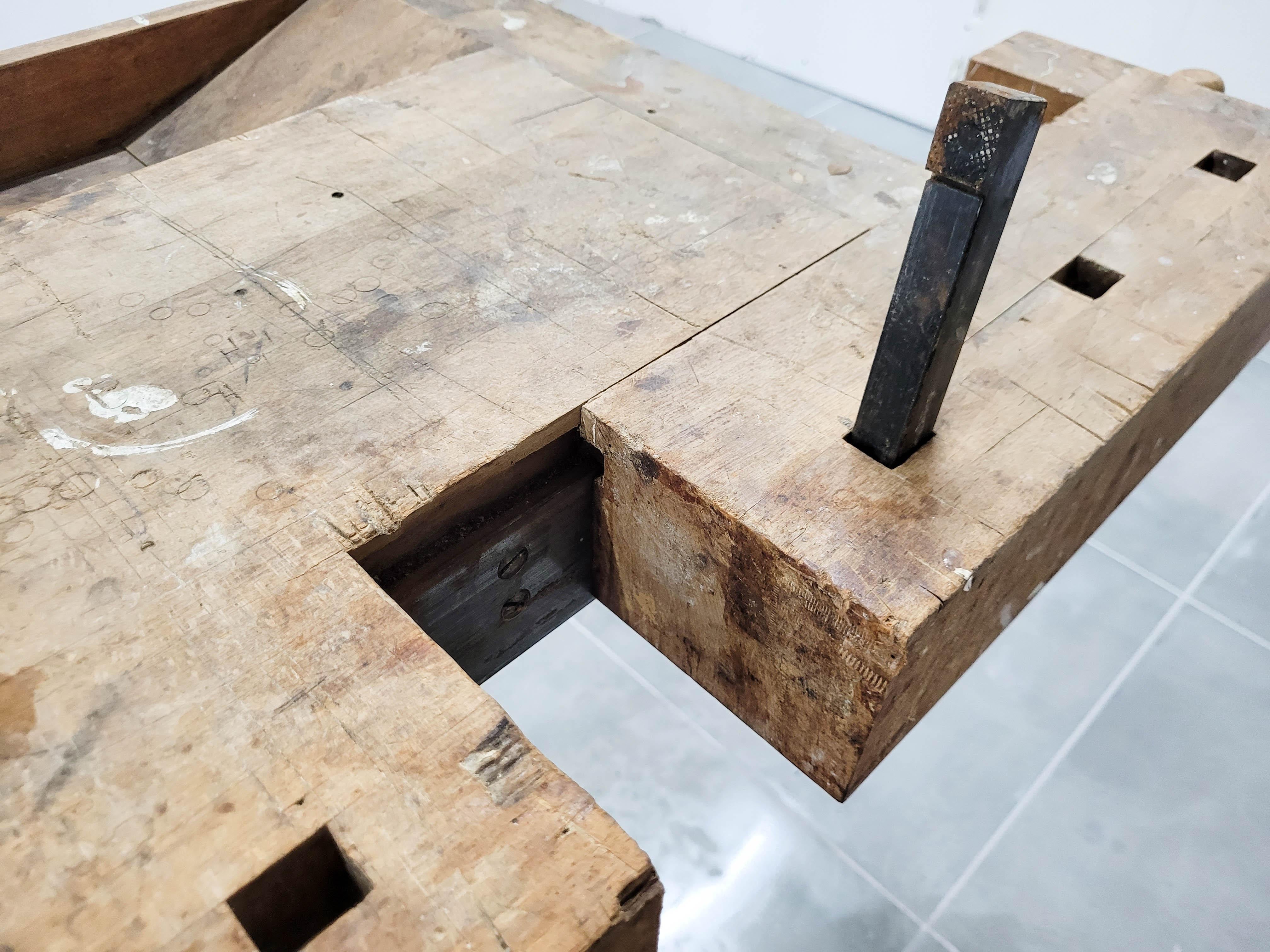 Vintage Steiner Carpenters Workbench, Germany, 1950s 6