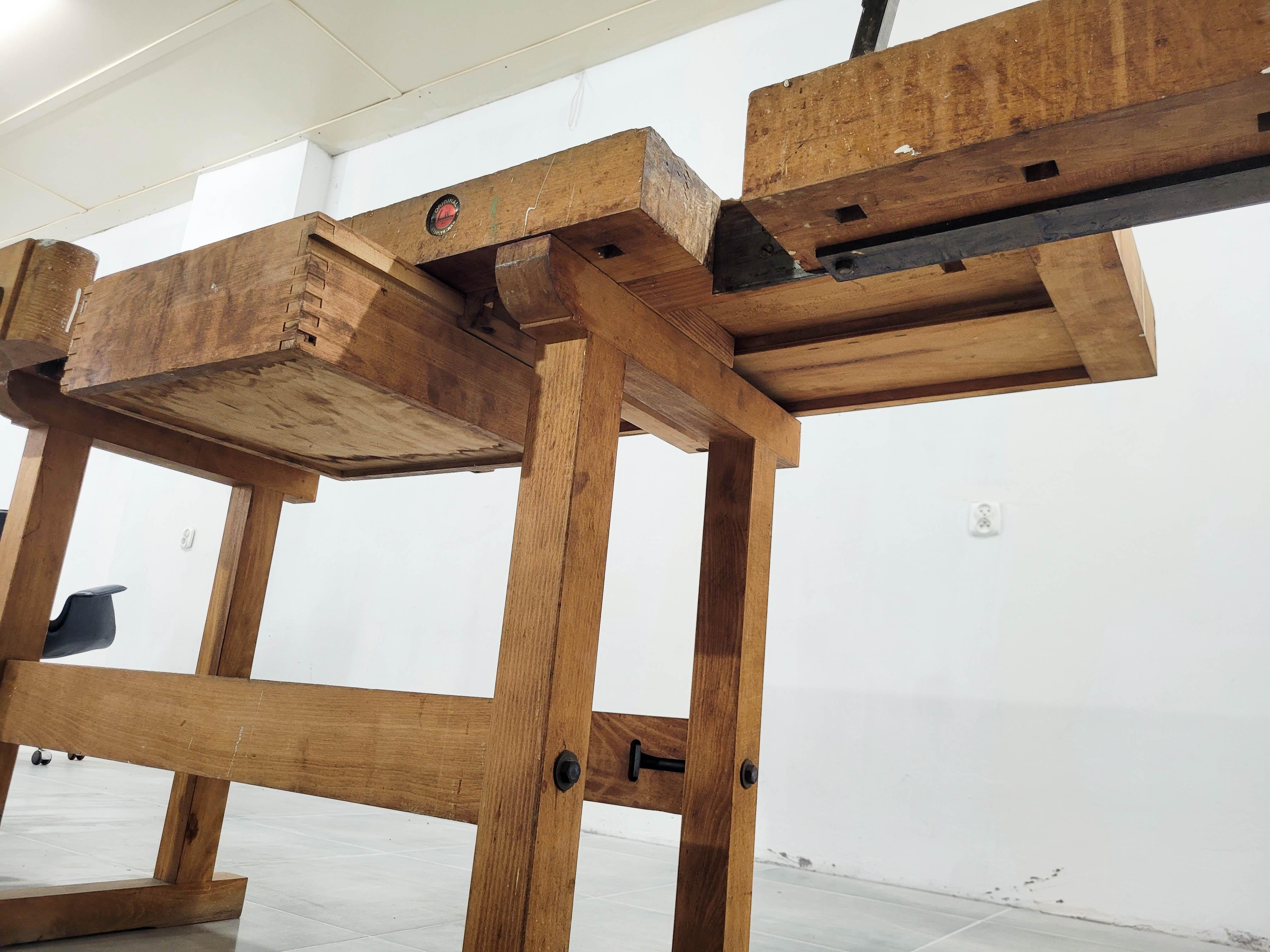 Vintage Steiner Carpenters Workbench, Germany, 1950s 7