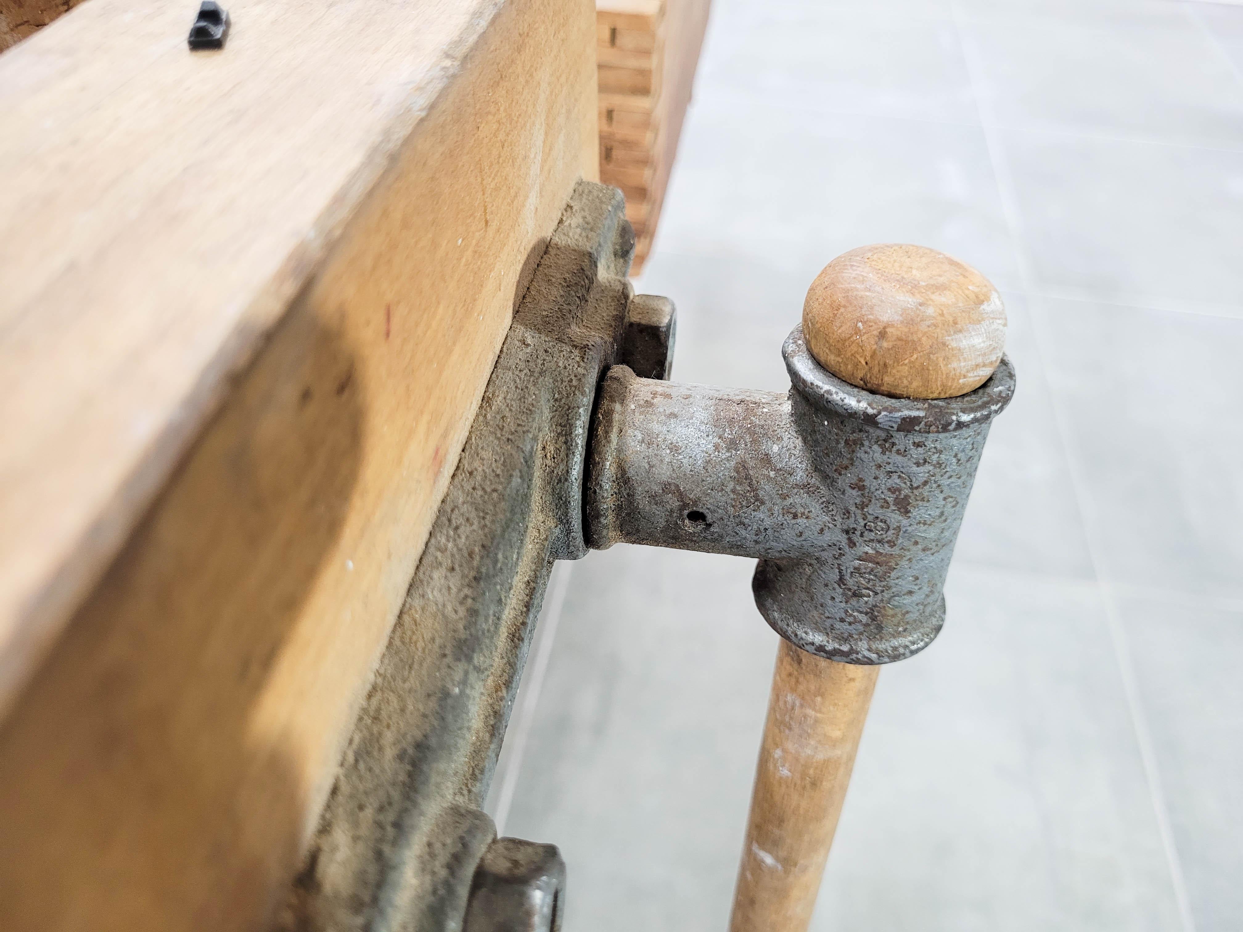 Vintage Steiner Carpenters Workbench, Germany, 1950s 2
