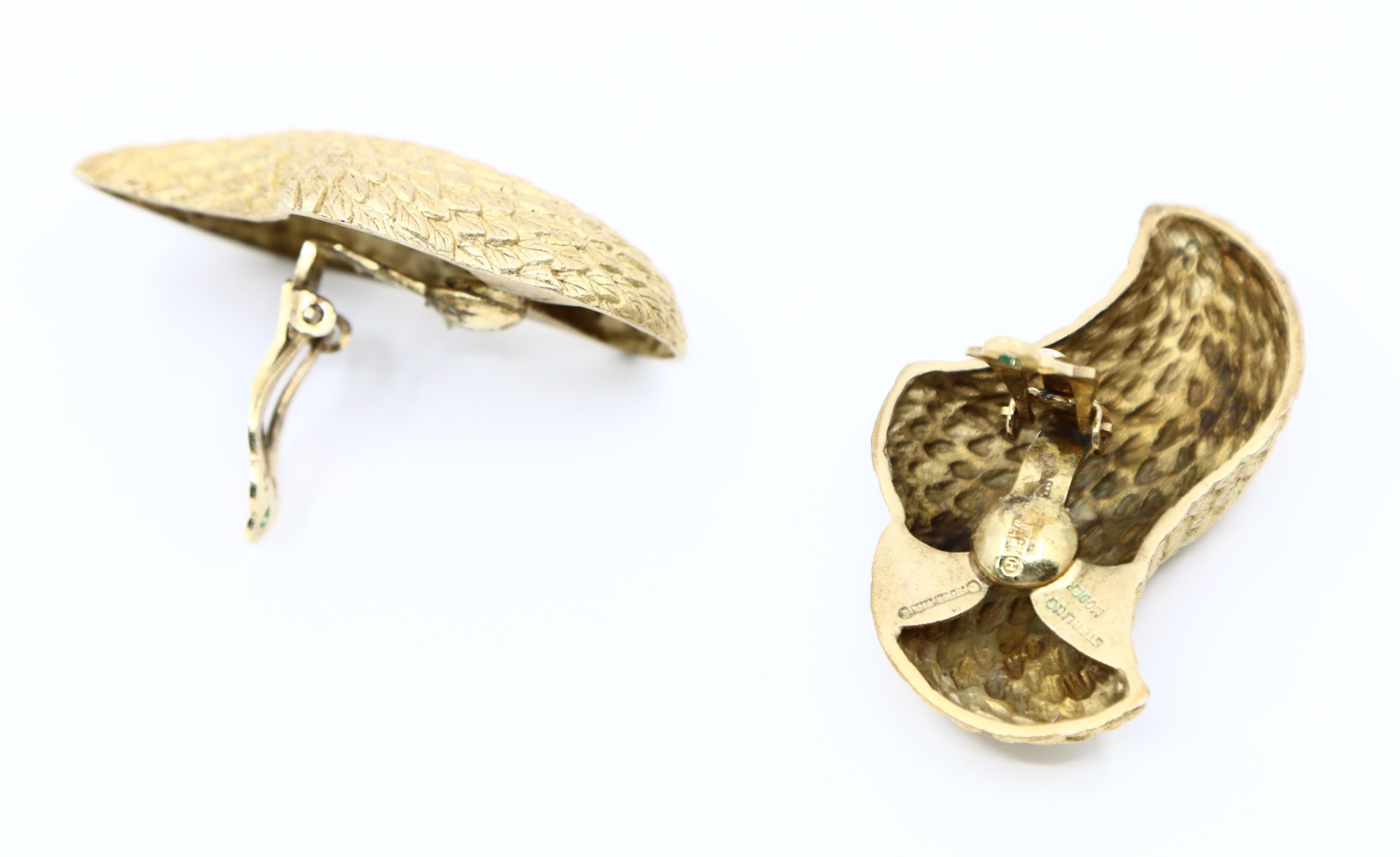 Orecchini d'epoca Stephen Dureck in argento sterling e tonalità dell'oro in vendita 9