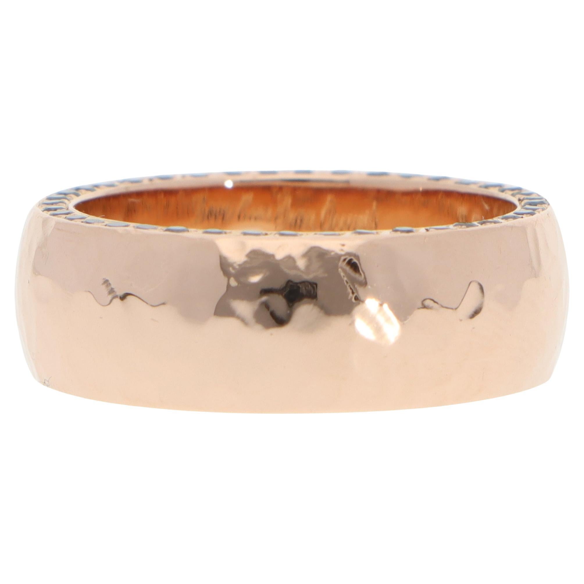 Vintage Stephen Webster Black Diamond Band in Rose Gold