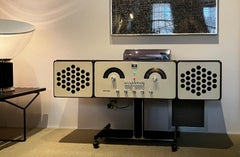 Vintage Stereo Phonograph/AM FM Tuner Console, Model: Brionvega rr126 Radiogram