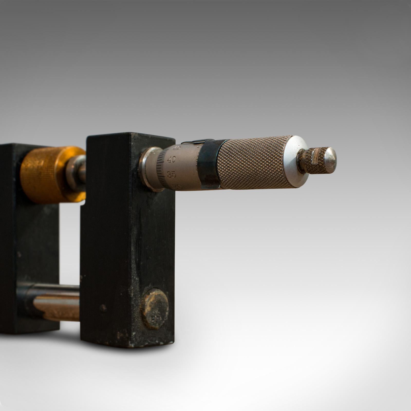 Parallax de bar stéréoscope vintage, instrument scientifique, JM Glauser, Londres Bon état - En vente à Hele, Devon, GB