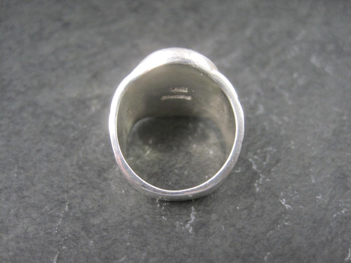Women's or Men's Vintage Sterling 14K Kokopelli Ring Size 5.75 For Sale