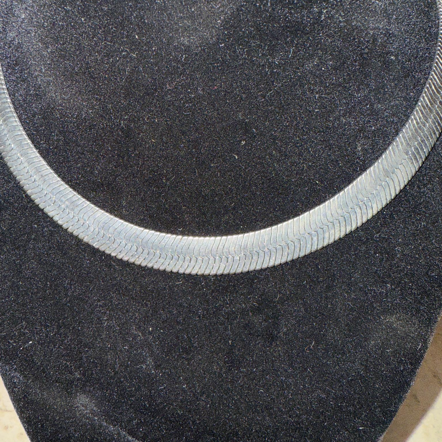 Sconosciuto Collana d'epoca in sterling .925 Catena decorativa Gioielli da collezione in vendita