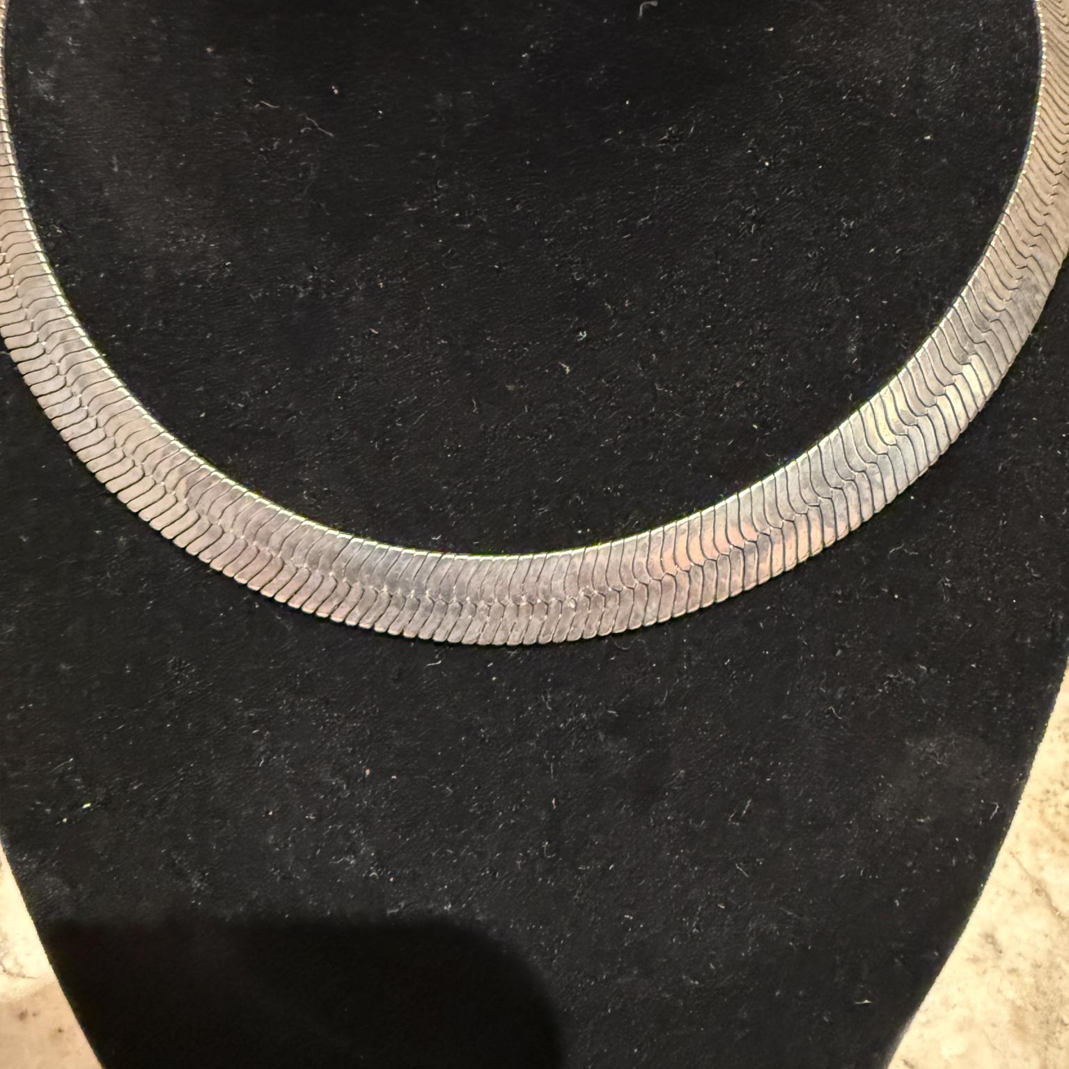 Collana d'epoca in sterling .925 Catena decorativa Gioielli da collezione In condizioni buone in vendita a Chula Vista, CA