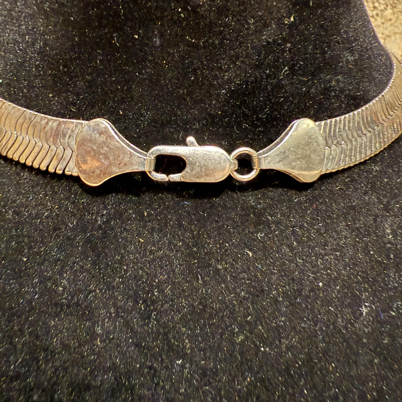 Collana d'epoca in sterling .925 Catena decorativa Gioielli da collezione in vendita 1