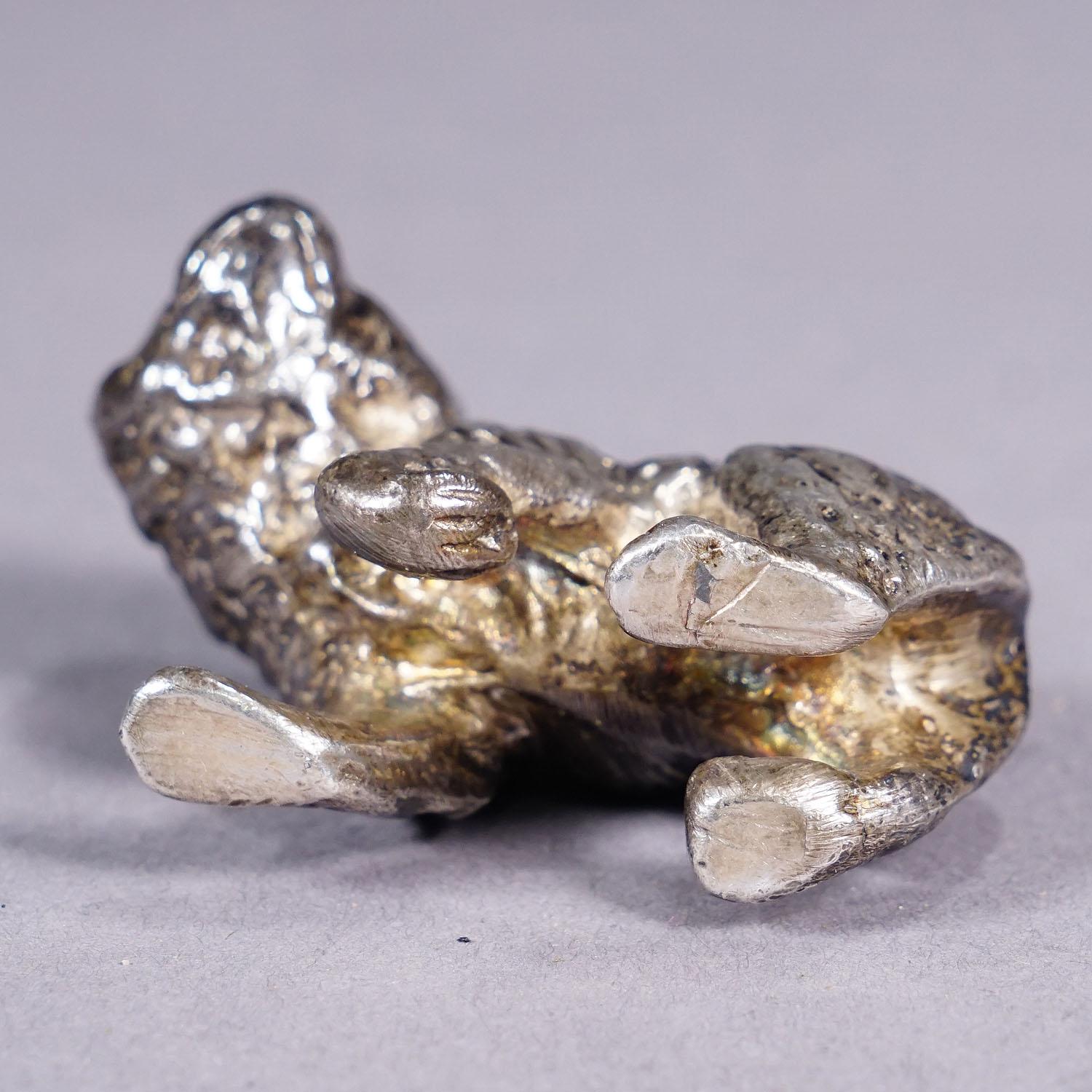 Fundición vintage de Sterling de un oso paseando en Bueno estado para la venta en Berghuelen, DE