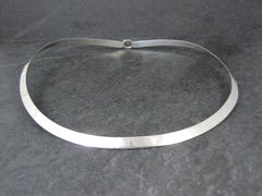 Vintage Sterling Collar Necklace Mexican Silver