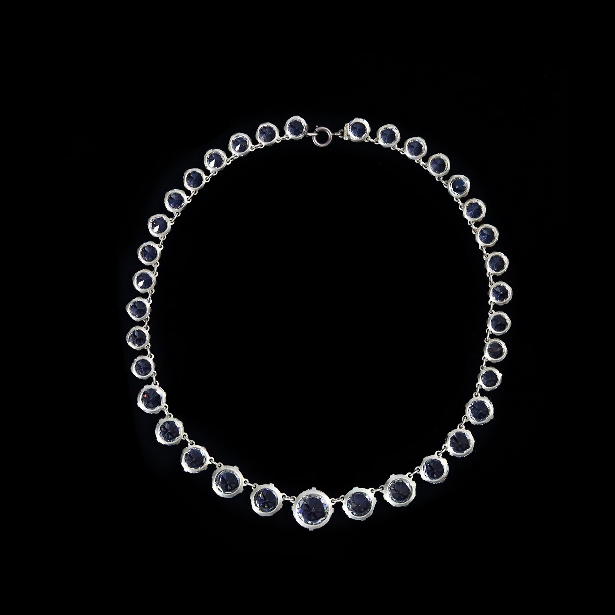 Collier vintage Enco Sterling ouvert dans le dos en vente 12