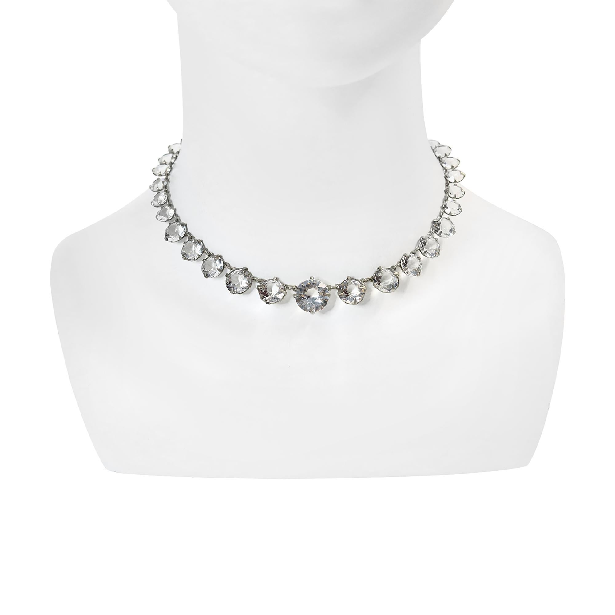Collier vintage Enco Sterling ouvert dans le dos Bon état - En vente à New York, NY