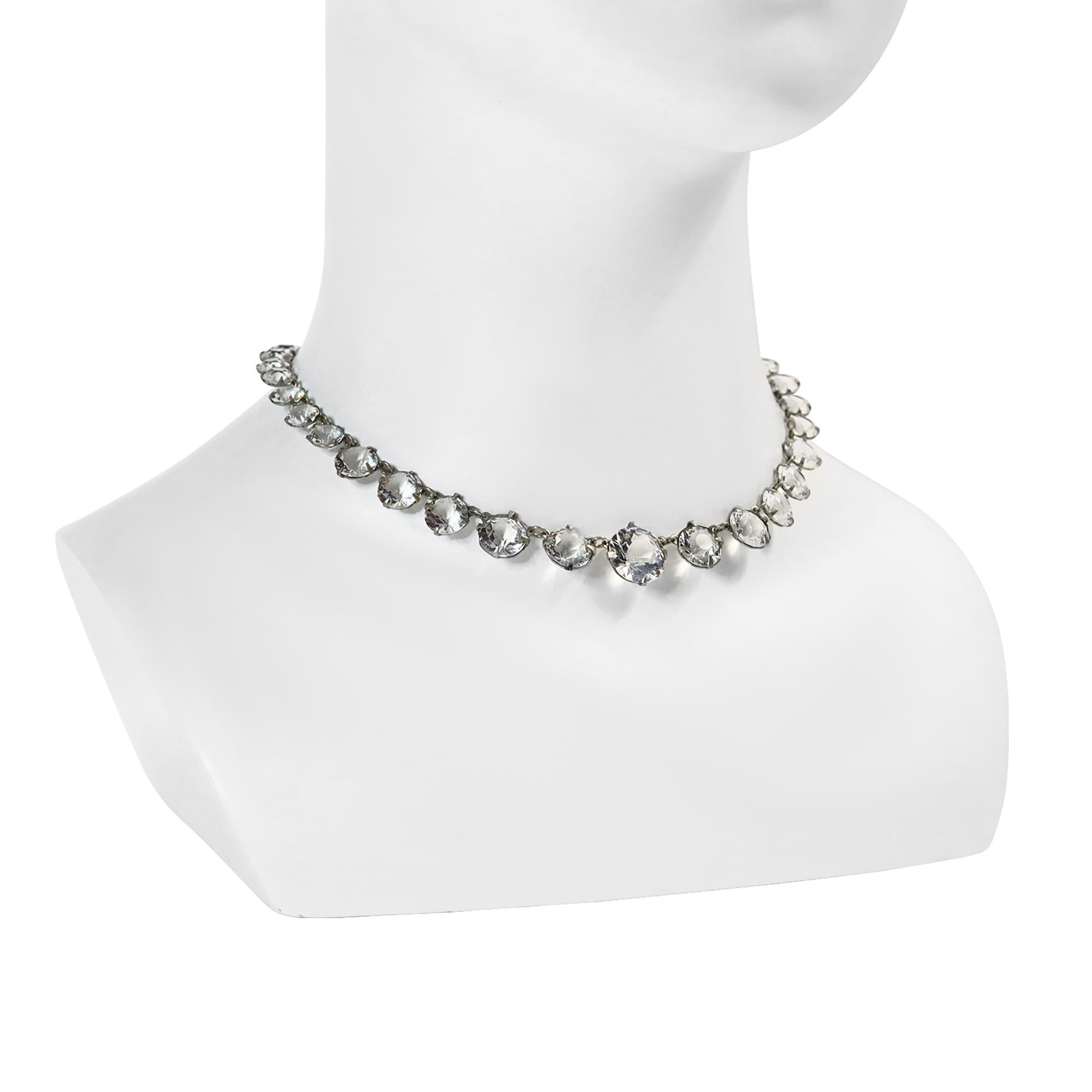 Collier vintage Enco Sterling ouvert dans le dos en vente 1