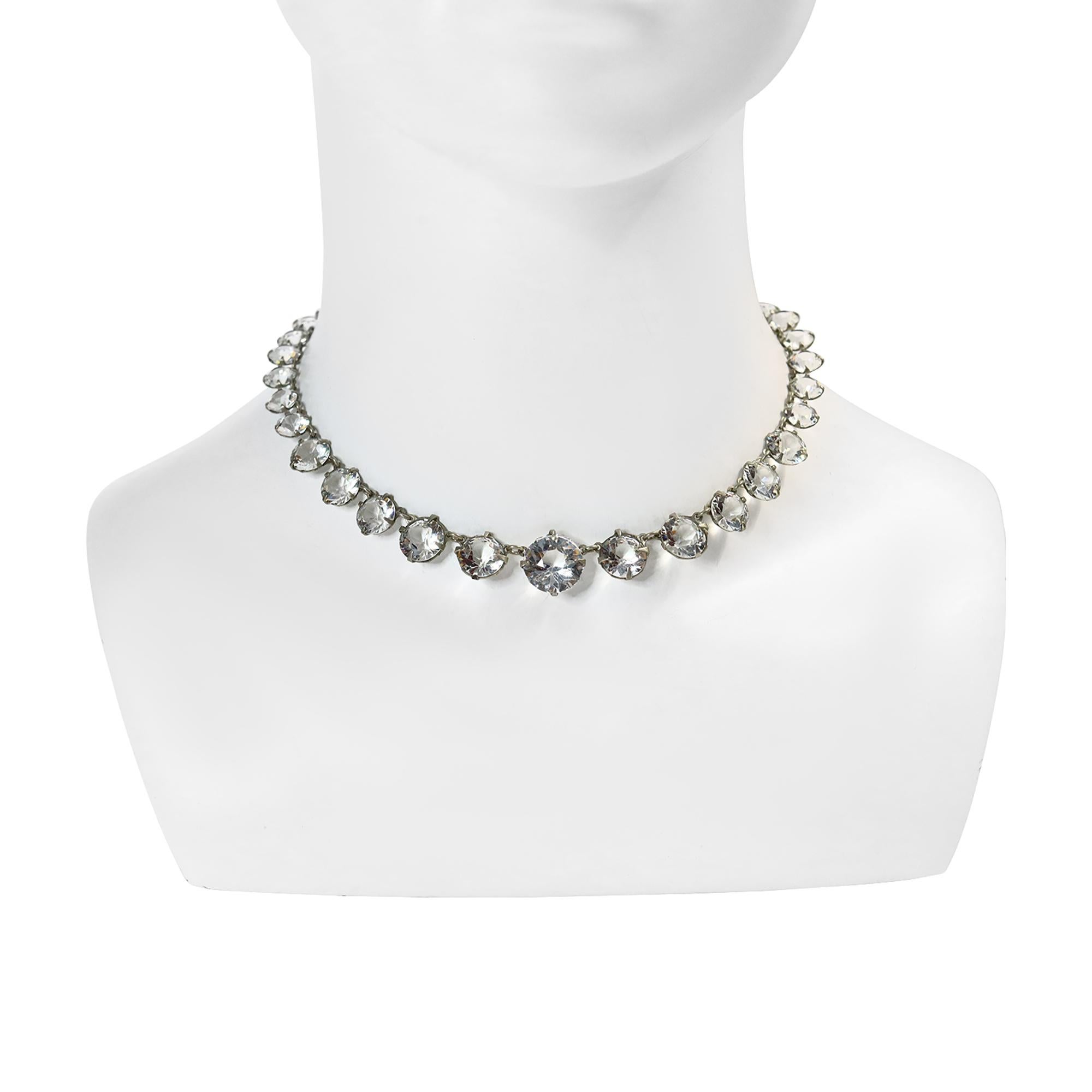 Collier vintage Enco Sterling ouvert dans le dos Unisexe en vente