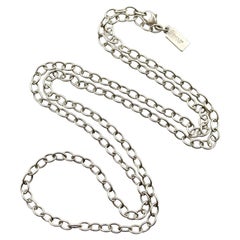 Vintage Sterling Silver 24” Open Link Chain by Brother Wolf