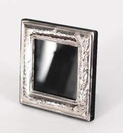 Vintage Sterling Silber 925 Fotorahmen 9cm x 8,5cm 20. Jahrhundert