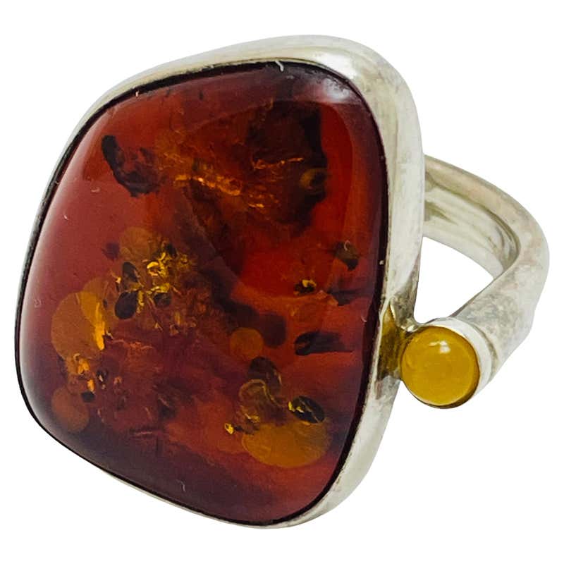 Ahberi Rings Antique Amber Rings - 66 For Sale at 1stDibs | antique amber ring ...