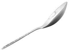 Vintage Sterling Silver and Glass Caddy Spoon