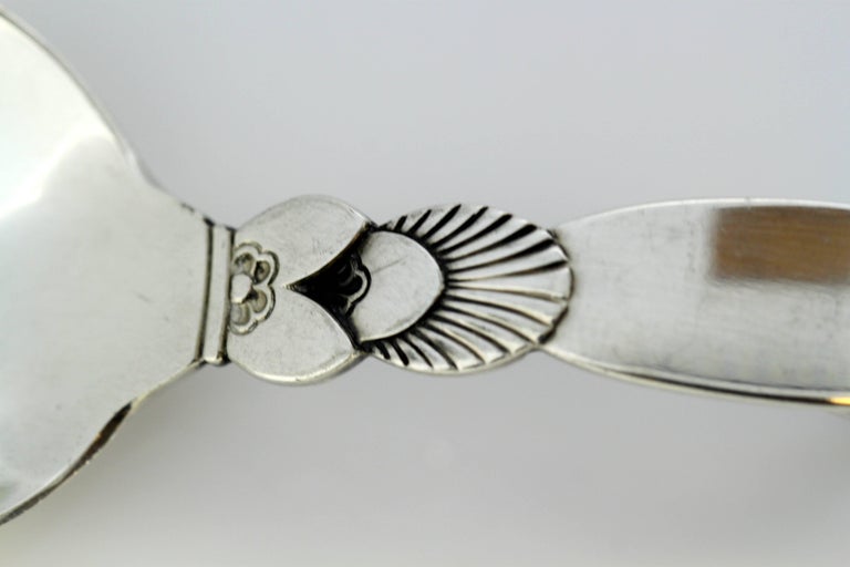 Vintage Sterling Silver Baby Spoon by Jensen, London Import, 1966