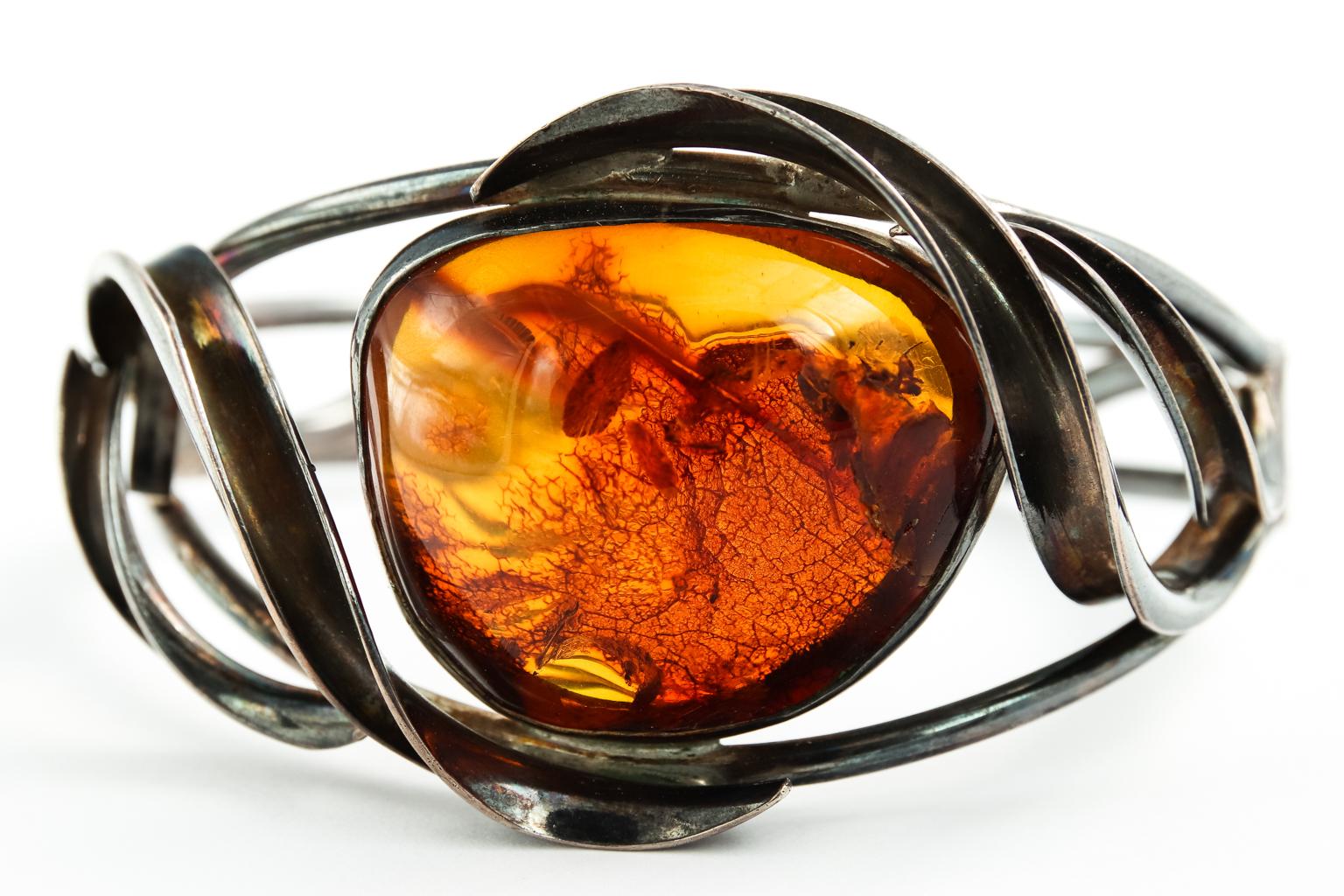amber cuff bracelet