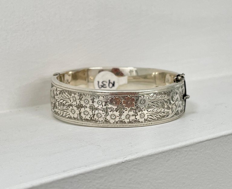 Antique silver bracelets for sale deals