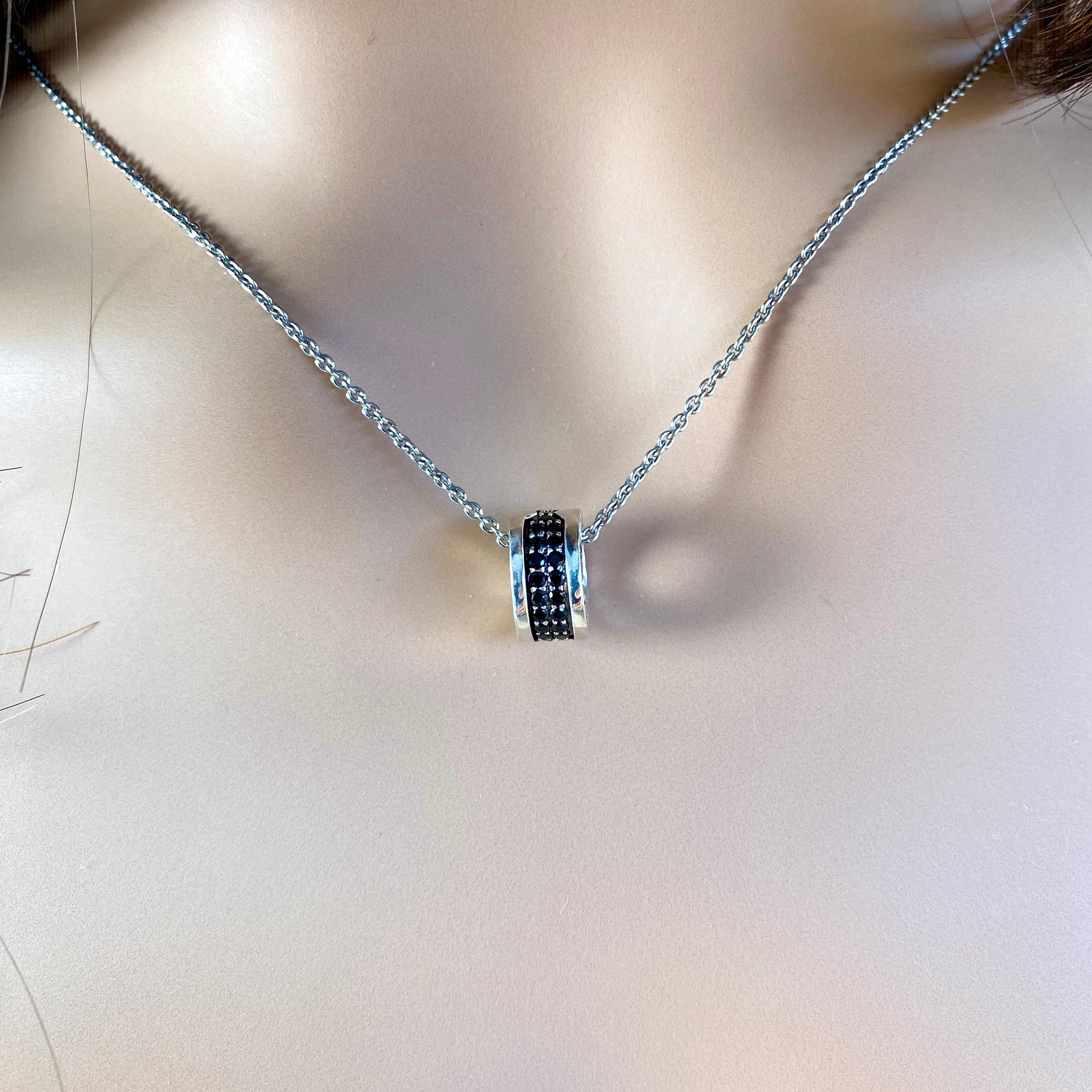 silver bvlgari necklace