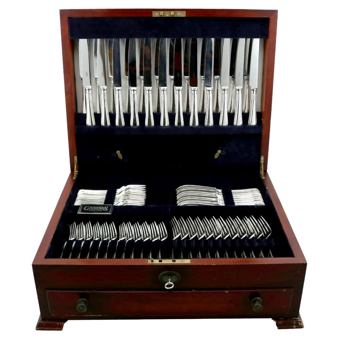 Sterling silver canteen of cutlery shop