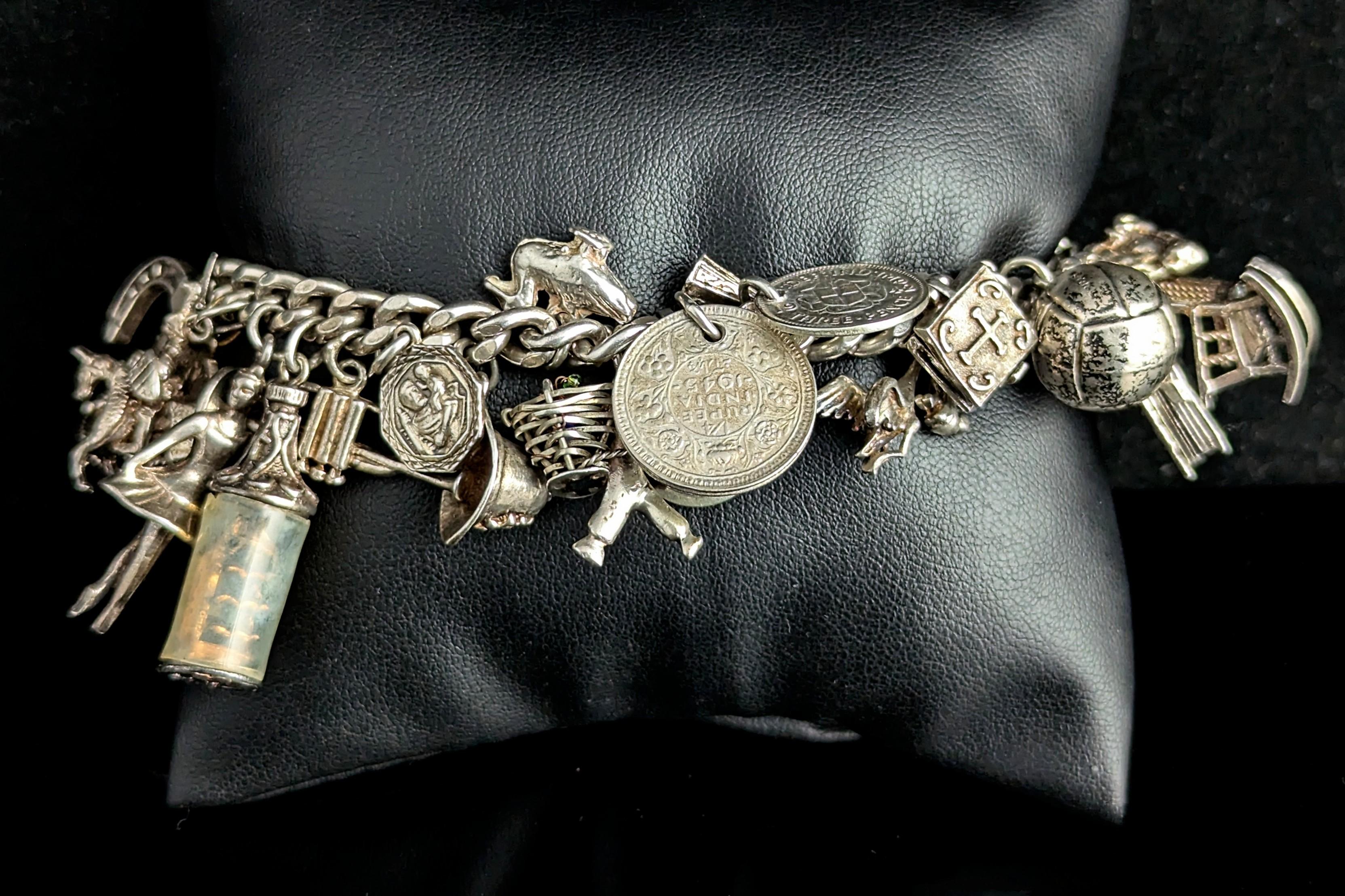 vintage sterling silver charms