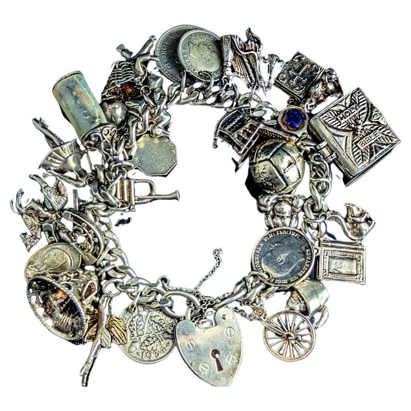 Vintage Silver Charms - 499 For Sale on 1stDibs | antique silver charms ...