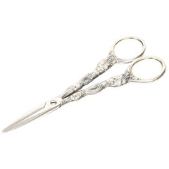 Vintage Sterling Silver Christofle Grape Shears