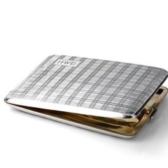 Vintage Sterling Silver Cigarette Case