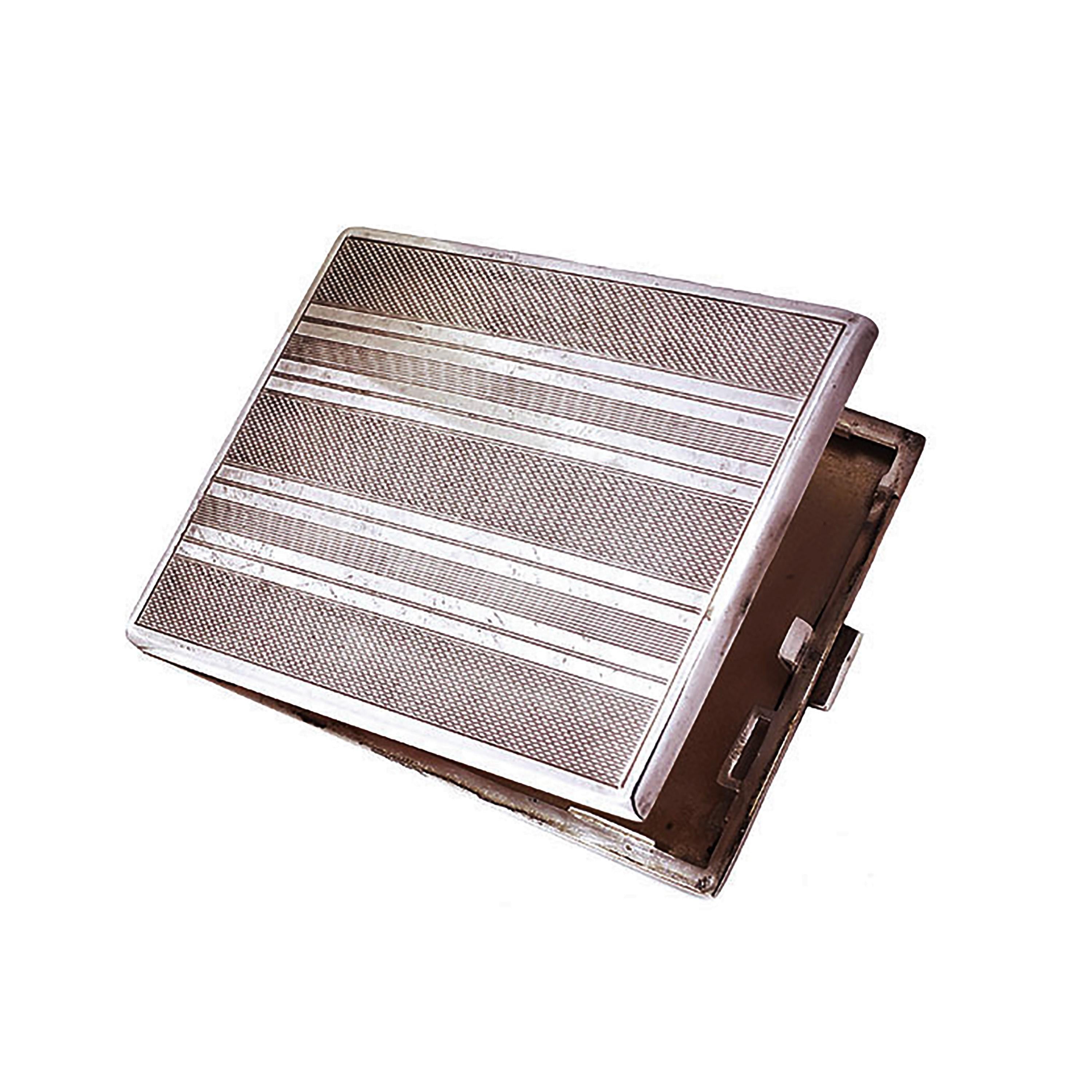 antique silver cigarette case