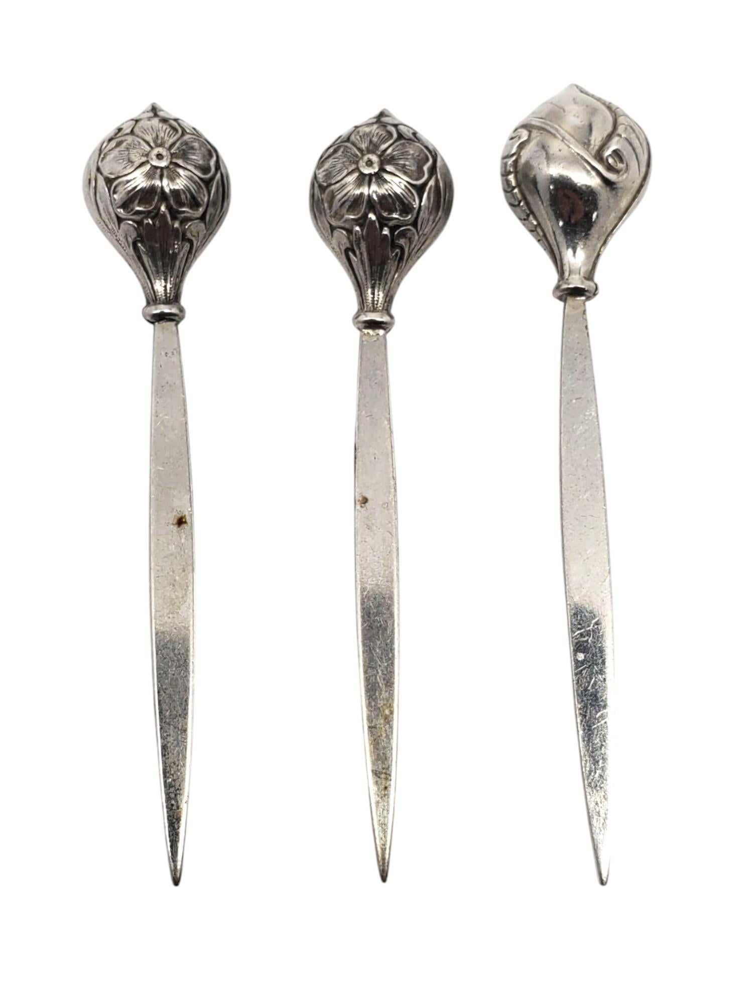 Set aus 8 Vintage-Cocktail Picks aus Sterlingsilber #20955 im Angebot 3
