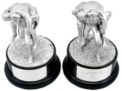 Ornements de soldats vintage en argent sterling