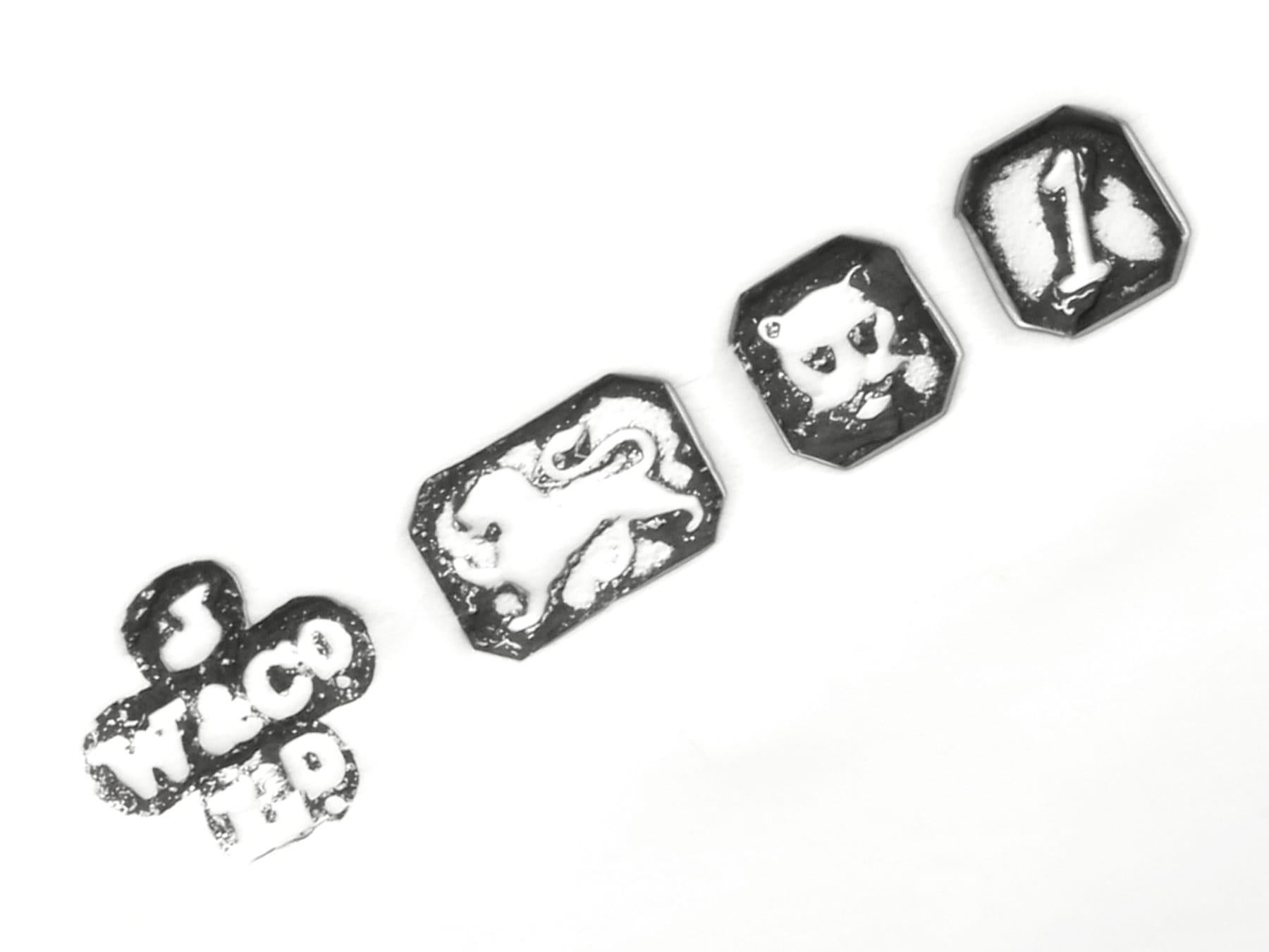 Set di calice e patena da comunione in argento sterling vintage in vendita 1