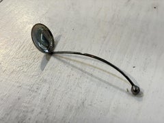 Antike Cremekelle aus Sterlingsilber mit Kugelknauf
